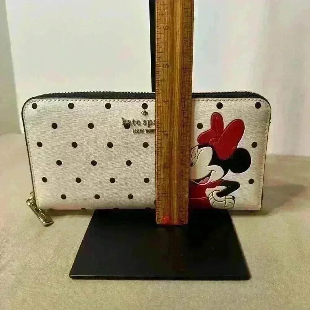 Disney—Kate Spade NY Minnie Mouse Continental Wallet. Polka Dots. NWT